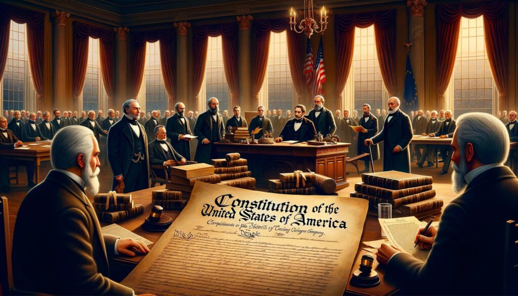 1868-depicting-the-issuance-of-a-corporate-charter-called-the-Constitution-of-the-United-States-of-America-by-the-creditor